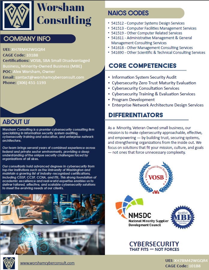 Worsham Consulting Capabilities Statement